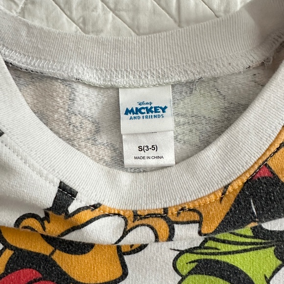 Mickey Mouse & Friends Disney All Over Print Crewneck Sweatshirt Small - Picture 6 of 11